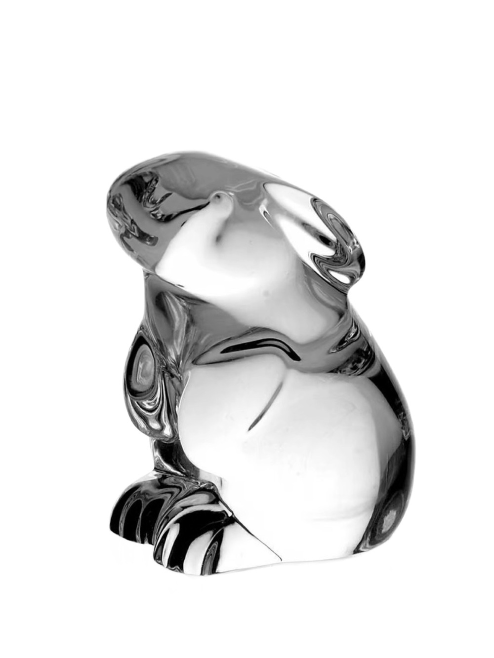 Baccarat of France Crystal Bunny, 3-1/8”.